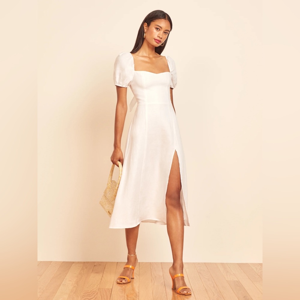 Reformation Denver Linen Dress